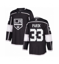 Men's Los Angeles Kings #33 Lukas Parik Authentic Black Home Hockey Jersey
