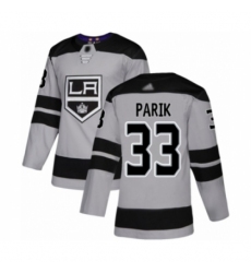 Men's Los Angeles Kings #33 Lukas Parik Authentic Gray Alternate Hockey Jersey