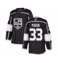 Youth Los Angeles Kings #33 Lukas Parik Authentic Black Home Hockey Jersey