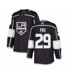 Men's Los Angeles Kings #29 Martin Frk Authentic Black Home Hockey Jersey