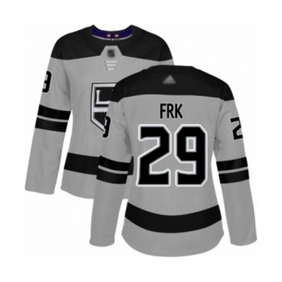 Women's Los Angeles Kings #29 Martin Frk Authentic Gray Alternate Hockey Jersey Women's Los Angeles Kings #29 Martin Frk Authentic Gray Alternate Hockey Jersey