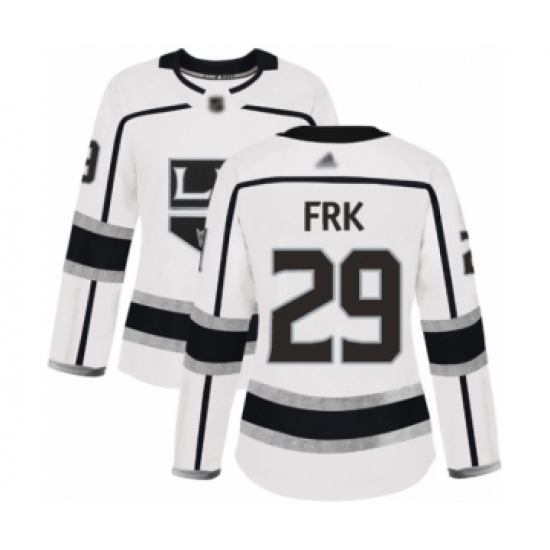 Women's Los Angeles Kings #29 Martin Frk Authentic White Away Hockey Jersey Women's Los Angeles Kings #29 Martin Frk Authentic White Away Hockey Jersey