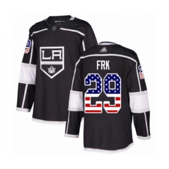 Youth Los Angeles Kings #29 Martin Frk Authentic Black USA Flag Fashion Hockey Jersey Youth Los Angeles Kings #29 Martin Frk Authentic Black USA Flag Fashion Hockey Jersey