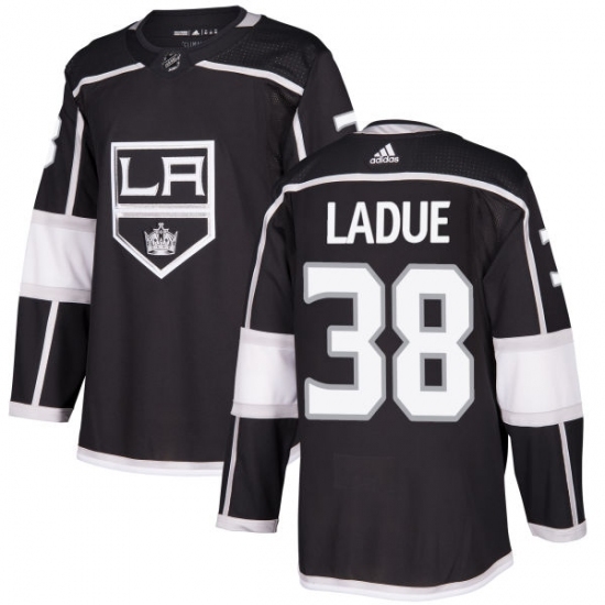 Youth Adidas Los Angeles Kings #38 Paul LaDue Authentic Black Home NHL Jersey Youth Adidas Los Angeles Kings #38 Paul LaDue Authentic Black Home NHL Jersey