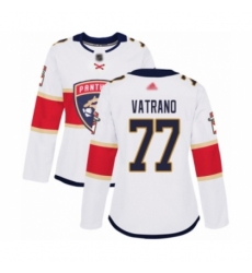 Women's Florida Panthers #77 Frank Vatrano Authentic White Away Hockey Jersey Women's Florida Panthers #77 Frank Vatrano Authentic White Away Hockey Jersey