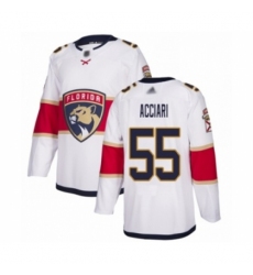 Men's Florida Panthers #55 Noel Acciari Authentic White Away Hockey Jersey