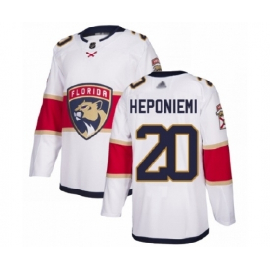 Youth Florida Panthers #20 Aleksi Heponiemi Authentic White Away Hockey Jersey Youth Florida Panthers #20 Aleksi Heponiemi Authentic White Away Hockey Jersey