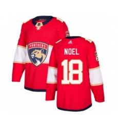 Youth Florida Panthers #18 Serron Noel Authentic Red Home Hockey Jersey