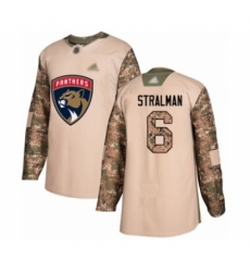 Men's Florida Panthers #6 Anton Stralman Authentic Camo Veterans Day Practice Hockey Jersey Men's Florida Panthers #6 Anton Stralman Authentic Camo Veterans Day Practice Hockey Jersey