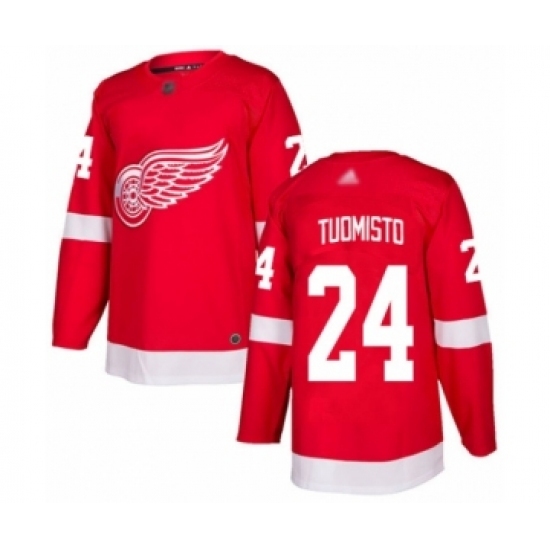 Youth Detroit Red Wings #24 Antti Tuomisto Authentic Red Home Hockey Jersey Youth Detroit Red Wings #24 Antti Tuomisto Authentic Red Home Hockey Jersey