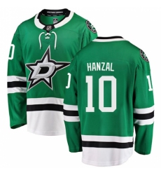 Men's Dallas Stars #10 Martin Hanzal Authentic Green Home Fanatics Branded Breakaway NHL Jersey Men's Dallas Stars #10 Martin Hanzal Authentic Green Home Fanatics Branded Breakaway NHL Jersey