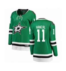 Women's Dallas Stars #11 Martin Hanzal Authentic Green Home Fanatics Branded Breakaway NHL Jersey Women's Dallas Stars #11 Martin Hanzal Authentic Green Home Fanatics Branded Breakaway NHL Jersey