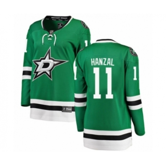 Women's Dallas Stars #11 Martin Hanzal Authentic Green Home Fanatics Branded Breakaway NHL Jersey Women's Dallas Stars #11 Martin Hanzal Authentic Green Home Fanatics Branded Breakaway NHL Jersey
