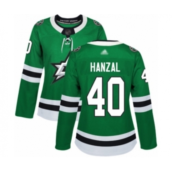 Women's Dallas Stars #40 Martin Hanzal Authentic Green Home Hockey Jersey Women's Dallas Stars #40 Martin Hanzal Authentic Green Home Hockey Jersey
