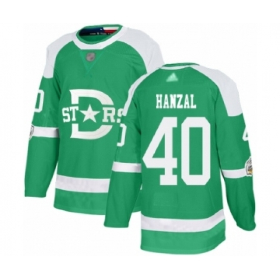 Youth Dallas Stars #40 Martin Hanzal Authentic Green 2020 Winter Classic Hockey Jersey Youth Dallas Stars #40 Martin Hanzal Authentic Green 2020 Winter Classic Hockey Jersey