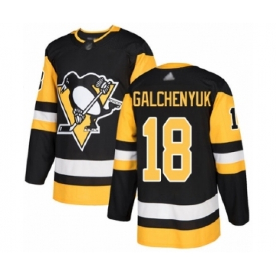 Youth Pittsburgh Penguins #18 Alex Galchenyuk Authentic Black Home Hockey Jersey Youth Pittsburgh Penguins #18 Alex Galchenyuk Authentic Black Home Hockey Jersey