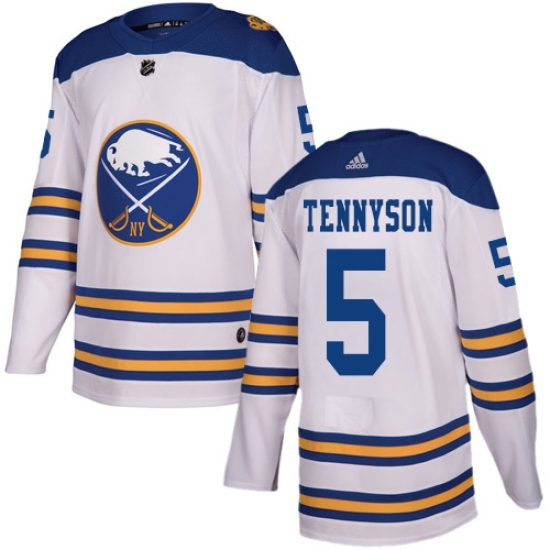 Youth Adidas Buffalo Sabres #5 Matt Tennyson Authentic White 2018 Winter Classic NHL Jersey Youth Adidas Buffalo Sabres #5 Matt Tennyson Authentic White 2018 Winter Classic NHL Jersey