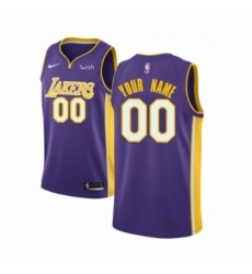 Women's Los Angeles Lakers Customized Authentic Purple Basketball Jersey - Icon Edition