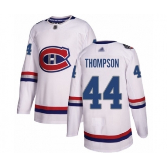Youth Montreal Canadiens #44 Nate Thompson Authentic White 2017 100 Classic Hockey Jersey Youth Montreal Canadiens #44 Nate Thompson Authentic White 2017 100 Classic Hockey Jersey