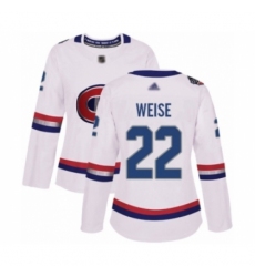 Women's Montreal Canadiens #22 Dale Weise Authentic White 2017 100 Classic Hockey Jersey Women's Montreal Canadiens #22 Dale Weise Authentic White 2017 100 Classic Hockey Jersey