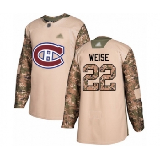 Youth Montreal Canadiens #22 Dale Weise Authentic Camo Veterans Day Practice Hockey Jersey Youth Montreal Canadiens #22 Dale Weise Authentic Camo Veterans Day Practice Hockey Jersey