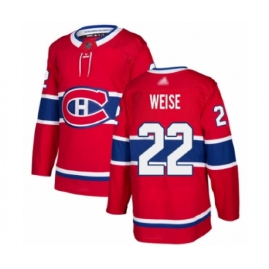 Youth Montreal Canadiens #22 Dale Weise Authentic Red Home Hockey Jersey Youth Montreal Canadiens #22 Dale Weise Authentic Red Home Hockey Jersey