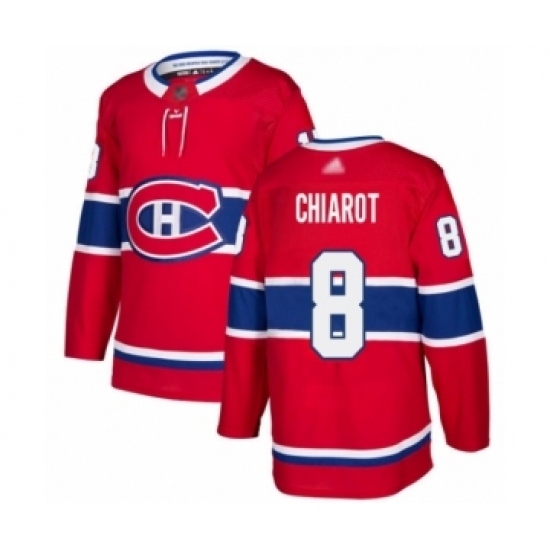 Men's Montreal Canadiens #8 Ben Chiarot Authentic Red Home Hockey Jersey Men's Montreal Canadiens #8 Ben Chiarot Authentic Red Home Hockey Jersey
