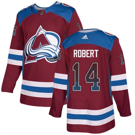 Men's Adidas Colorado Avalanche #14 Rene Robert Authentic Burgundy Drift Fashion NHL Jersey Men's Adidas Colorado Avalanche #14 Rene Robert Authentic Burgundy Drift Fashion NHL Jersey
