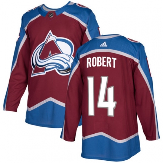 Men's Adidas Colorado Avalanche #14 Rene Robert Authentic Burgundy Red Home NHL Jersey Men's Adidas Colorado Avalanche #14 Rene Robert Authentic Burgundy Red Home NHL Jersey