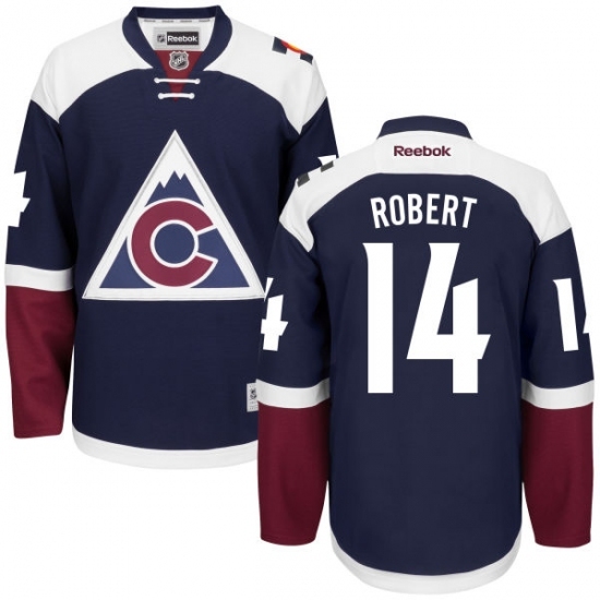 Women's Reebok Colorado Avalanche #14 Rene Robert Authentic Blue Third NHL Jersey Women's Reebok Colorado Avalanche #14 Rene Robert Authentic Blue Third NHL Jersey