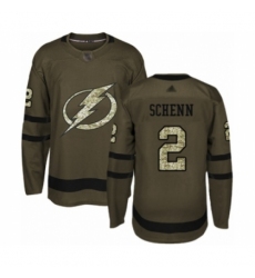 Youth Tampa Bay Lightning #2 Luke Schenn Authentic Green Salute to Service Hockey Jersey Youth Tampa Bay Lightning #2 Luke Schenn Authentic Green Salute to Service Hockey Jersey