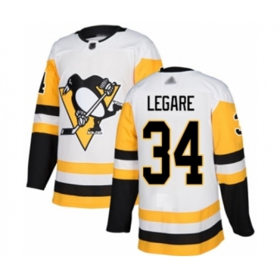 Youth Pittsburgh Penguins #34 Nathan Legare Authentic White Away Hockey Jersey Youth Pittsburgh Penguins #34 Nathan Legare Authentic White Away Hockey Jersey