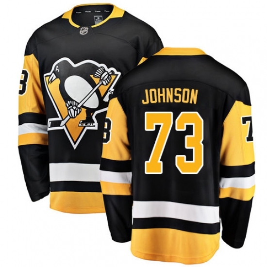 Youth Pittsburgh Penguins #73 Jack Johnson Authentic Black Home Fanatics Branded Breakaway NHL Jersey Youth Pittsburgh Penguins #73 Jack Johnson Authentic Black Home Fanatics Branded Breakaway NHL Jersey