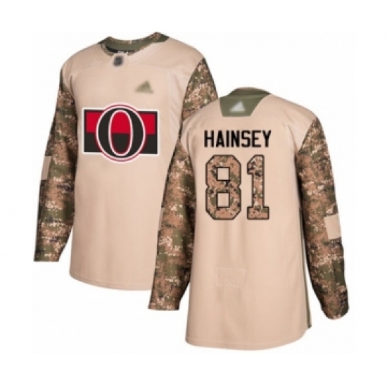 Youth Ottawa Senators #81 Ron Hainsey Authentic Camo Veterans Day Practice Hockey Jersey Youth Ottawa Senators #81 Ron Hainsey Authentic Camo Veterans Day Practice Hockey Jersey