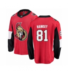 Youth Ottawa Senators #81 Ron Hainsey Fanatics Branded Red Home Breakaway Hockey Jersey Youth Ottawa Senators #81 Ron Hainsey Fanatics Branded Red Home Breakaway Hockey Jersey