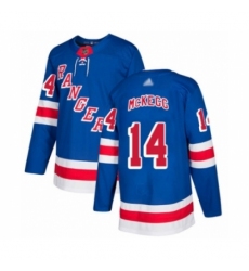 Youth New York Rangers #14 Greg McKegg Authentic Royal Blue Home Hockey Jersey