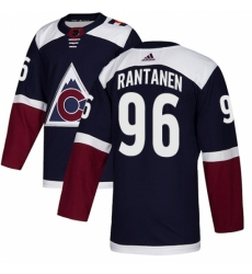 Men's Adidas Colorado Avalanche #96 Mikko Rantanen Authentic Navy Blue Alternate NHL Jersey