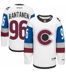 Men's Reebok Colorado Avalanche #96 Mikko Rantanen Authentic White 2016 Stadium Series NHL Jersey