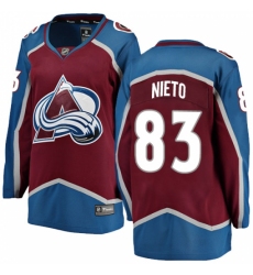 Women's Colorado Avalanche #83 Matt Nieto Fanatics Branded Maroon Home Breakaway NHL Jersey