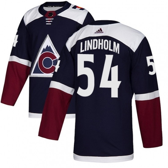 Youth Adidas Colorado Avalanche #54 Anton Lindholm Authentic Navy Blue Alternate NHL Jersey Youth Adidas Colorado Avalanche #54 Anton Lindholm Authentic Navy Blue Alternate NHL Jersey