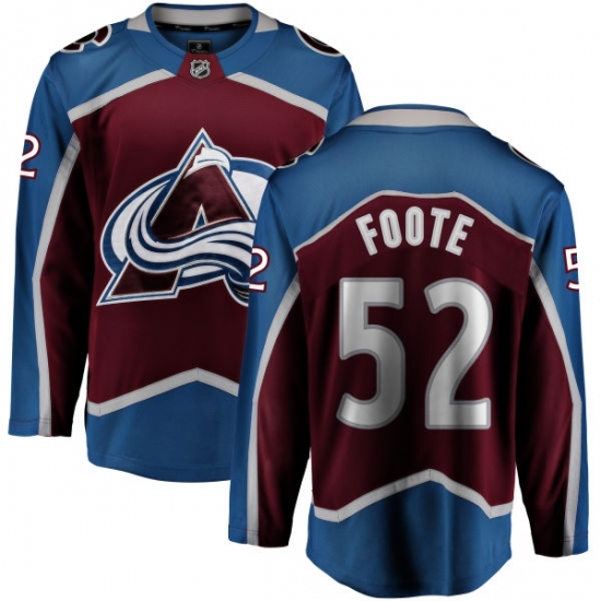 Youth Colorado Avalanche #52 Adam Foote Fanatics Branded Maroon Home Breakaway NHL Jersey Youth Colorado Avalanche #52 Adam Foote Fanatics Branded Maroon Home Breakaway NHL Jersey