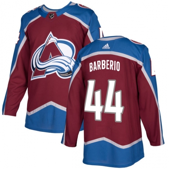 Men's Adidas Colorado Avalanche #44 Mark Barberio Authentic Burgundy Red Home NHL Jersey Men's Adidas Colorado Avalanche #44 Mark Barberio Authentic Burgundy Red Home NHL Jersey