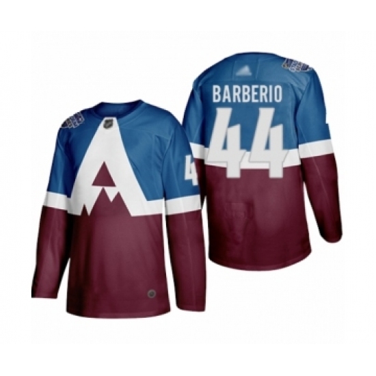 Men's Colorado Avalanche #44 Mark Barberio Authentic Burgundy Blue 2020 Stadium Series Hockey Jersey Men's Colorado Avalanche #44 Mark Barberio Authentic Burgundy Blue 2020 Stadium Series Hockey Jersey