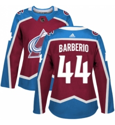 Women's Adidas Colorado Avalanche #44 Mark Barberio Authentic Burgundy Red Home NHL Jersey Women's Adidas Colorado Avalanche #44 Mark Barberio Authentic Burgundy Red Home NHL Jersey