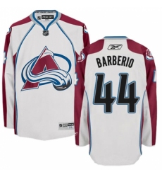 Youth Reebok Colorado Avalanche #44 Mark Barberio Authentic White Away NHL Jersey Youth Reebok Colorado Avalanche #44 Mark Barberio Authentic White Away NHL Jersey