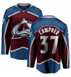Youth Colorado Avalanche #37 J.T. Compher Fanatics Branded Maroon Home Breakaway NHL Jersey