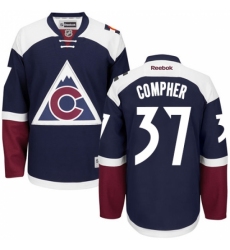 Youth Reebok Colorado Avalanche #37 J.T. Compher Authentic Blue Third NHL Jersey Youth Reebok Colorado Avalanche #37 J.T. Compher Authentic Blue Third NHL Jersey