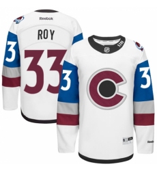 Youth Reebok Colorado Avalanche #33 Patrick Roy Premier White 2016 Stadium Series NHL Jersey