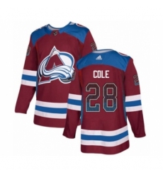 Men's Adidas Colorado Avalanche #28 Ian Cole Authentic Burgundy Drift Fashion NHL Jersey