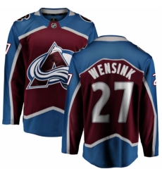 Men's Colorado Avalanche #27 John Wensink Fanatics Branded Maroon Home Breakaway NHL Jersey